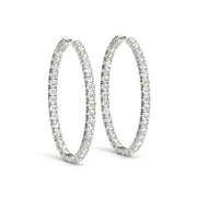 1.2 INCH 4 PRONG OVAL HOOP Complete per 1/2 pair.